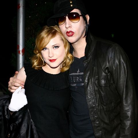 Evan Rachel Wood und Marilyn Manson