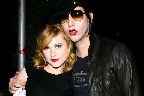 Evan Rachel Wood und Marilyn Manson