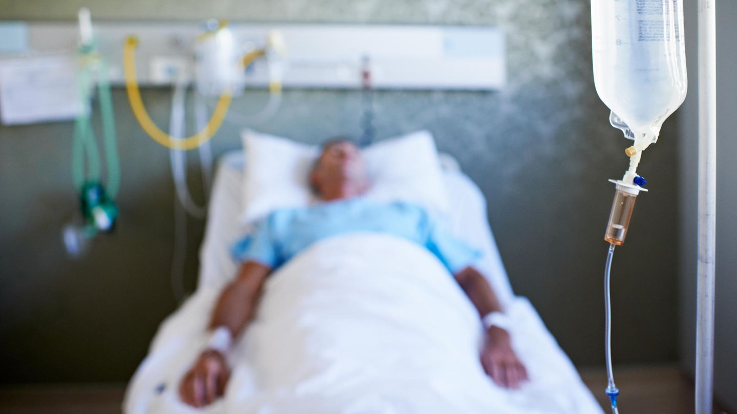 Patient im Koma