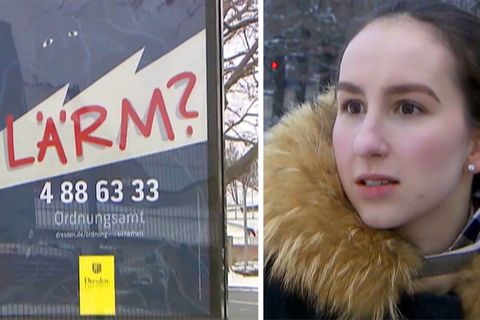 Plakate in Dresden: "Hier wird zum Denunzieren angestiftet": Schilder des Ordnungsamtes erregen die Gemüter