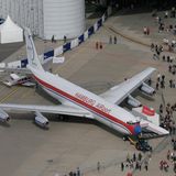 Die Boeing B 707-430 asl Blickfang bei den Airport Days 2007