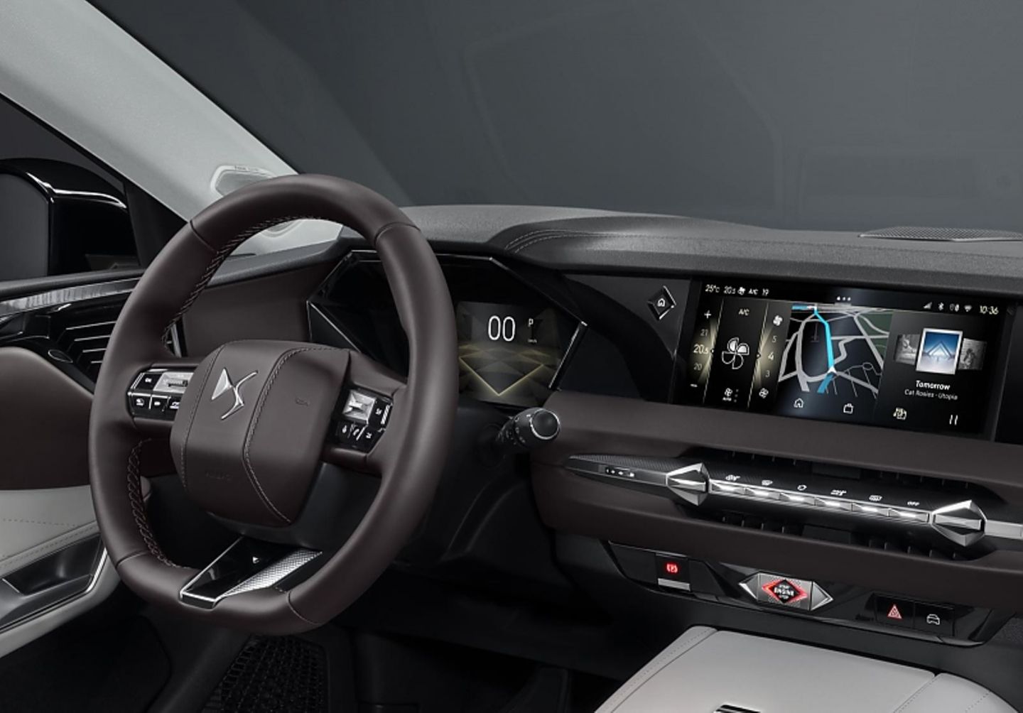 Das Cockpit des DS4 wirkt aufgeräumt
