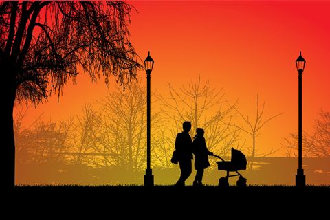 Eine Kinderwagen Beleuchtung ist im Dunkeln wichtig