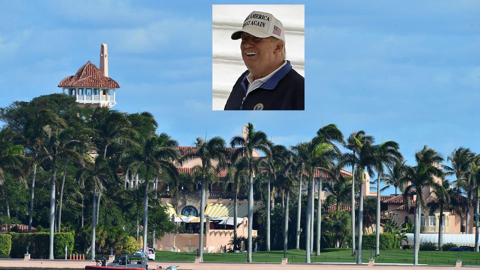 Donald Trumps Club-Resort Mar-a-Lago in Palm Beach im US-Bundesstaat Florida