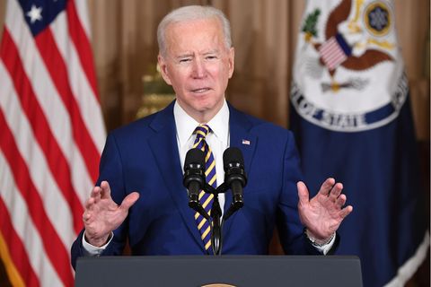 Joe Biden hält seine erste außenpolitische Rede