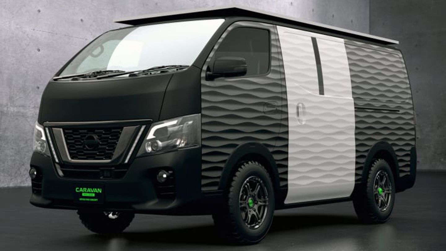Das Fahrzeug basiert auf der Camper-Variante des Nissan.
