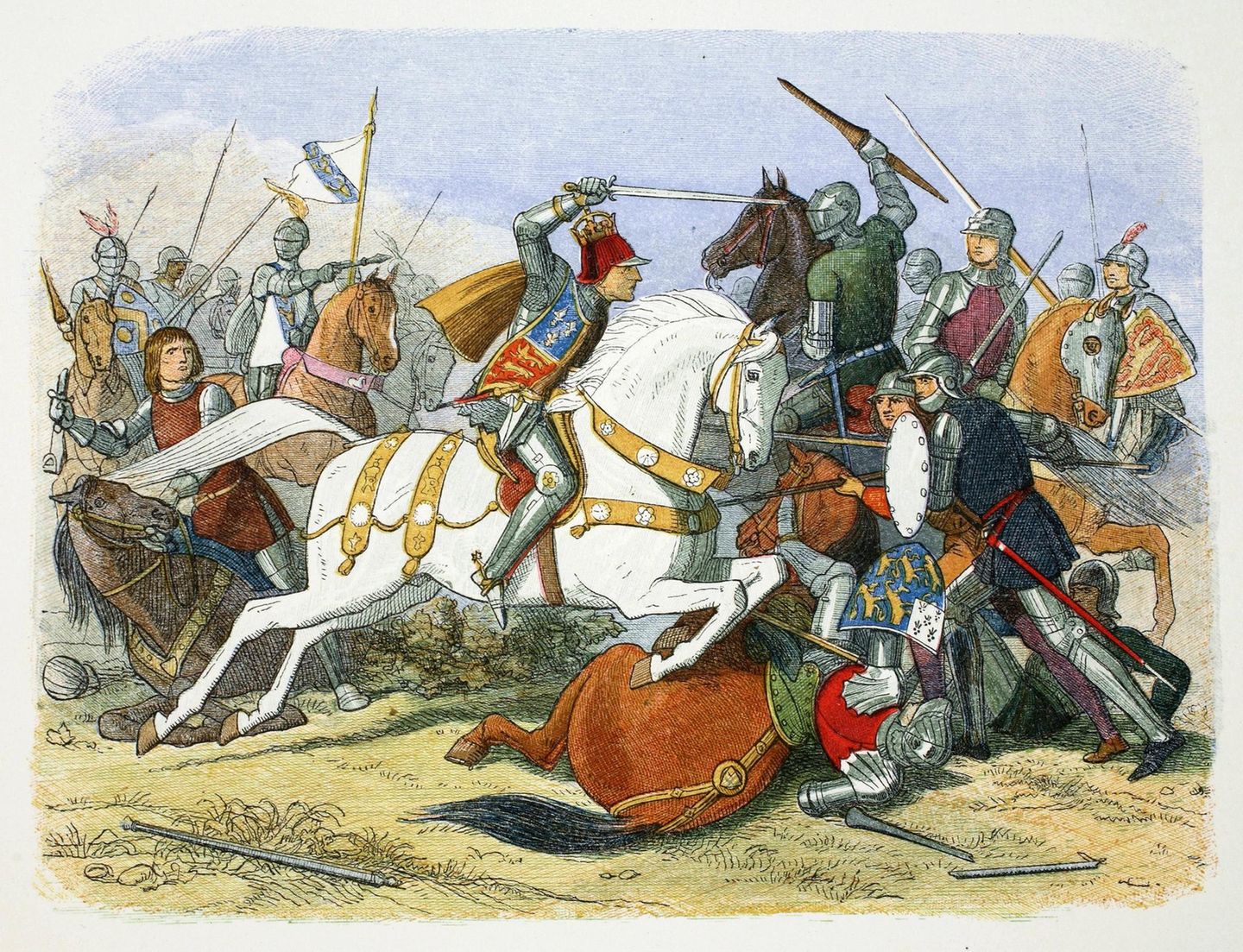 Zwei Jahre nach dem Tod der Prinzen fiel Richard III. auf dem Schlachtfeld.
