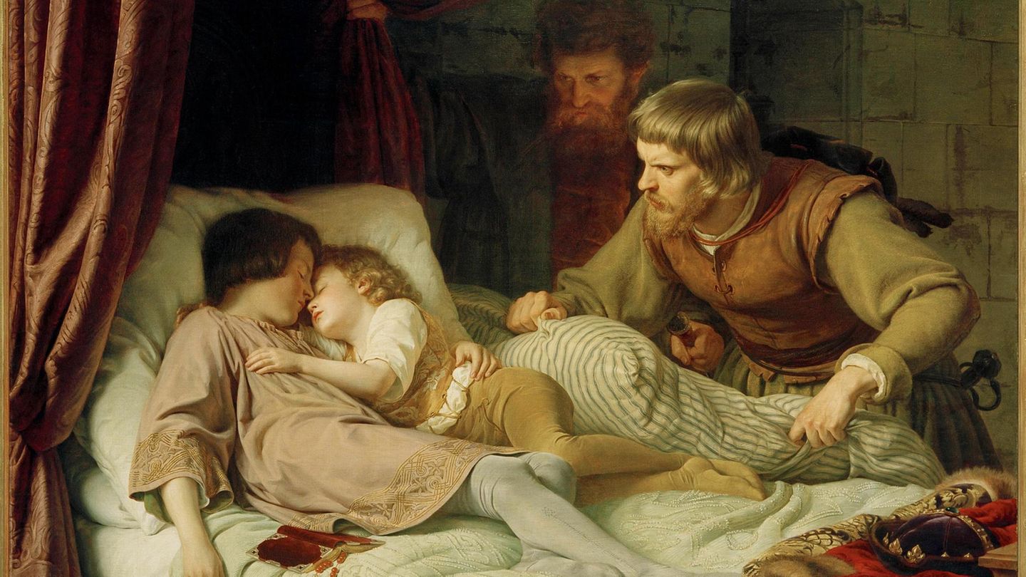 Angeblich wurden die Prinzen erstickt. Eine Untersuchung ihrer Überreste wurde bis heute verboten.