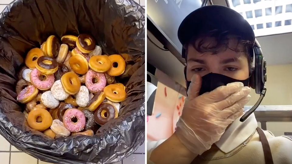 Food Waste: Angestellter gefeuert, weil er Obdachlosen weggeworfene Donuts spendet