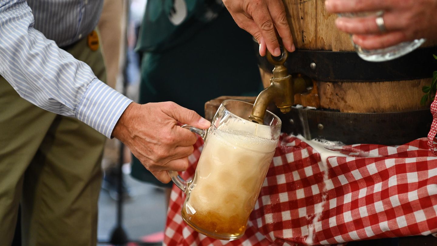 Gezapftes Bier
