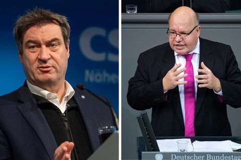 CSU-Chef Markus Söder und Wirtschaftsminister Peter Altmaier