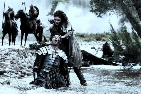 Im Film "Centurion" verfolgt Olga Kurylenko als Rachengel die Römer.