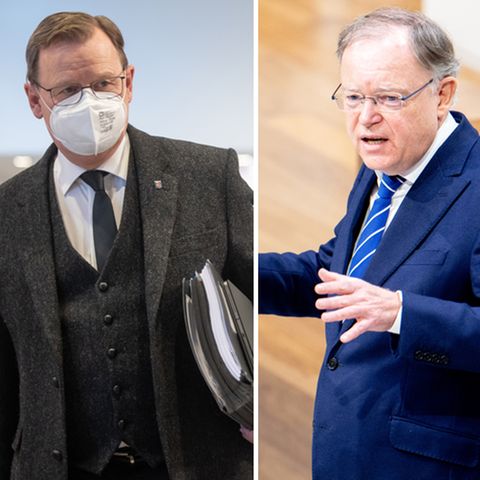 Von links: Daniel Günther, Bodow Ramelow und Stephan Weil