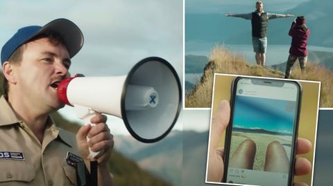 Witzige Kampagne: Neuseeland verbietet Instagram-Fotos