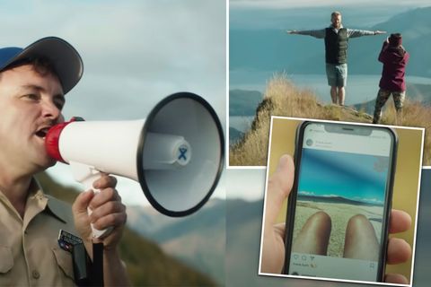Witzige Kampagne: Neuseeland verbietet Instagram-Fotos