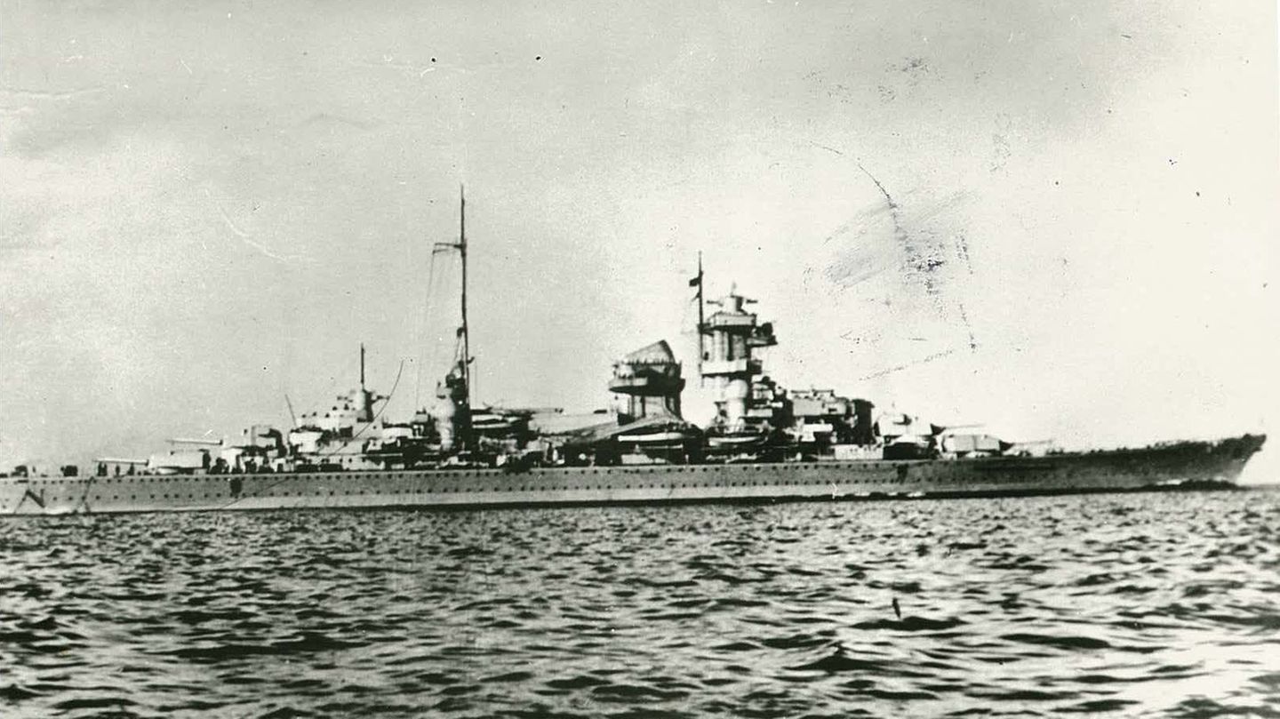 Der schwere Kreuzer Blücher war eine Schiff der Hipper-Klasse.