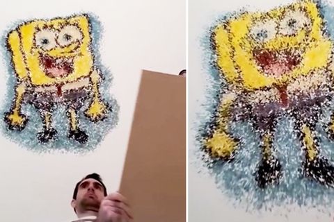 Virale Videos: Kunst für wenige Sekunden: Brite kreiert beeindruckende Werke aus Reis