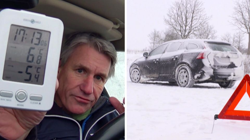 Selbsttest: Wie lange überlebt man bei Minusgraden im Auto?