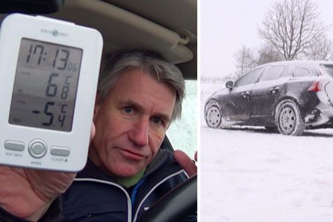 Selbsttest: Wie lange überlebt man bei Minusgraden im Auto?
