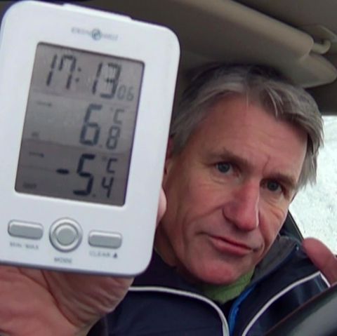 Selbsttest: Wie lange überlebt man bei Minusgraden im Auto?
