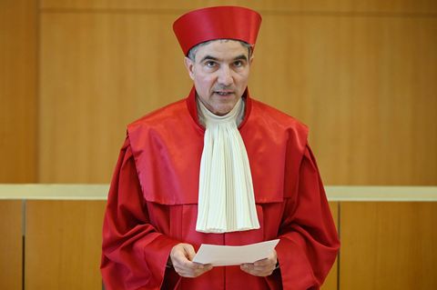 Baden-Württemberg, Karlsruhe: Stephan Harbarth, Vorsitzender des Senats beim Bundesverfassungsgericht und Präsident des Gerichts