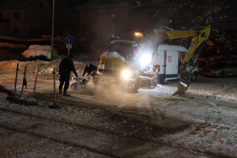 Fernwärmeleitung in Jena