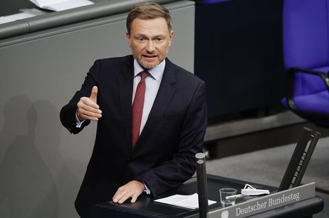 FDP-Chef Christian Lindner im Deutschen Bundestag