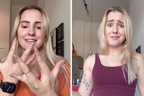 Alyssa Cleland wird mit Ektrodaktylie geboren – das heißt, von Geburt an fehlen ihr beide Mittelfinger.