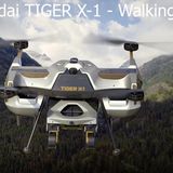 Der TIGER wird mir einer Drohne zum Einsatzgebiet gebracht.