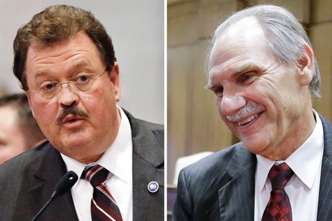 Jerry Sexton (l.) und Mark Pody