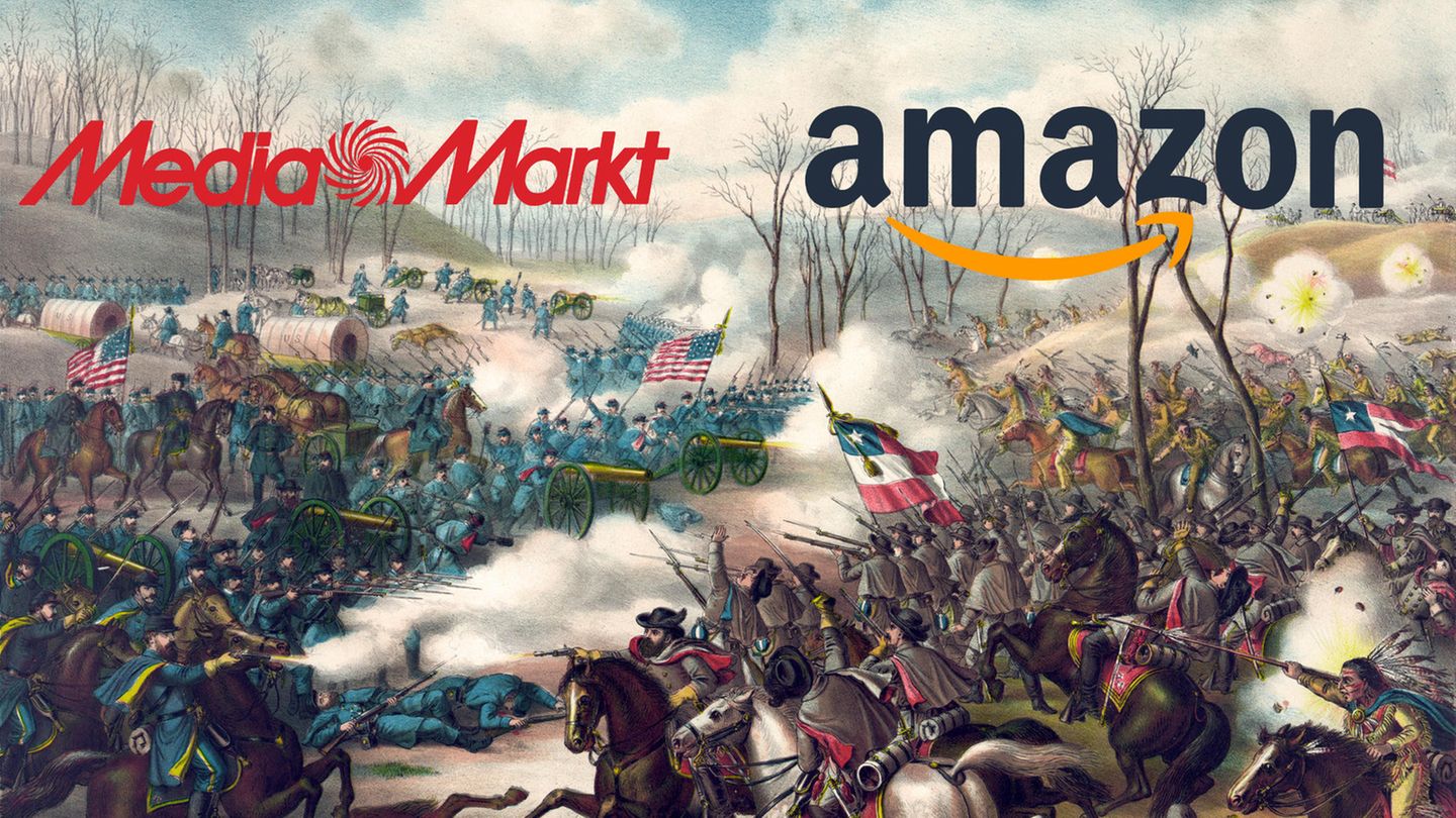 Media Markt prospectus and Amazon are competing in the bargain battle.