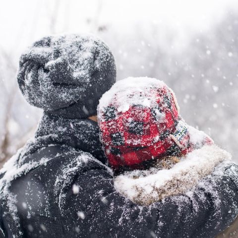 Paar im Winter