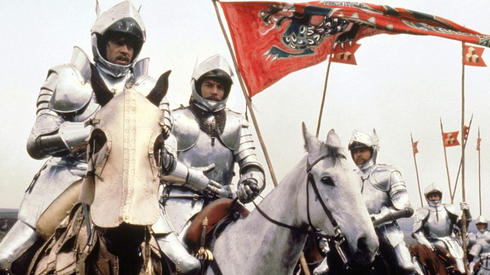 König Artus im Film "Exalibur" 