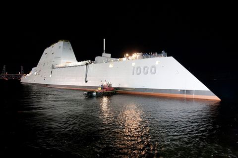 Die USS Zumwalt hat bisher etwa 4,4 Milliarden US-Dollar verschlungen