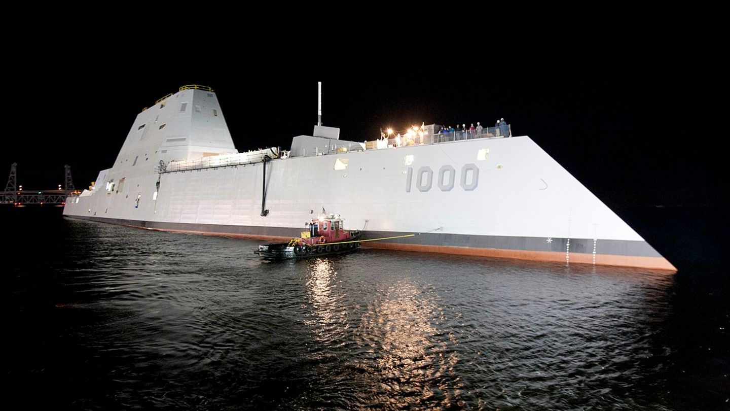 Die USS Zumwalt hat bisher etwa 4,4 Milliarden US-Dollar verschlungen