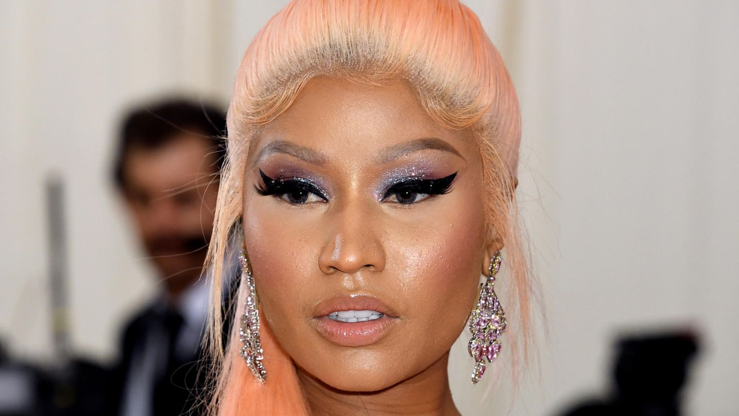 Rapperin Nicki Minaj kommt zur Met-Gala ins Metropolitan Museum of Art