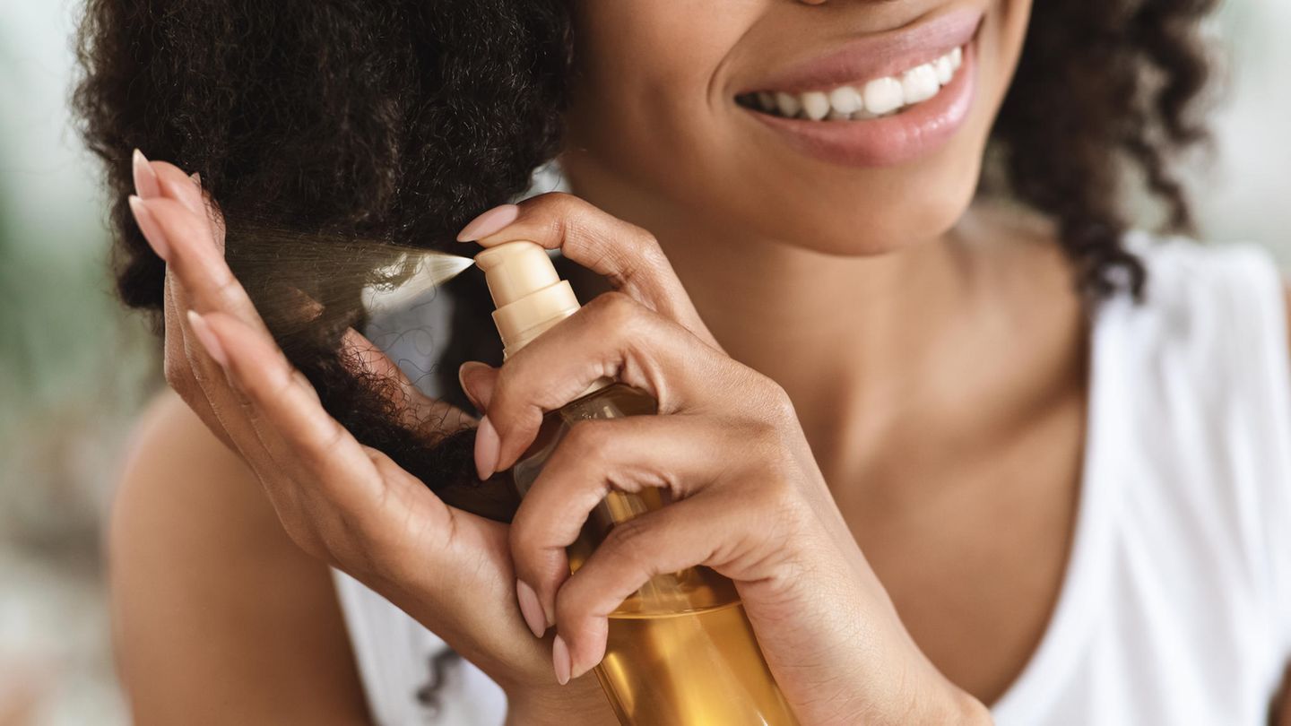 Haaröl hilft gegen trockene Haare