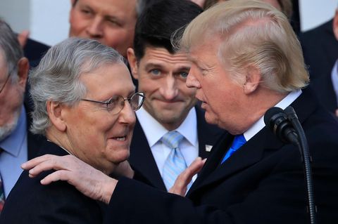 Morgenlage: Trump Mcconnell