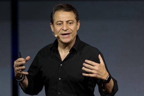 Peter Diamandis spricht bei einer Veranstaltung 2017