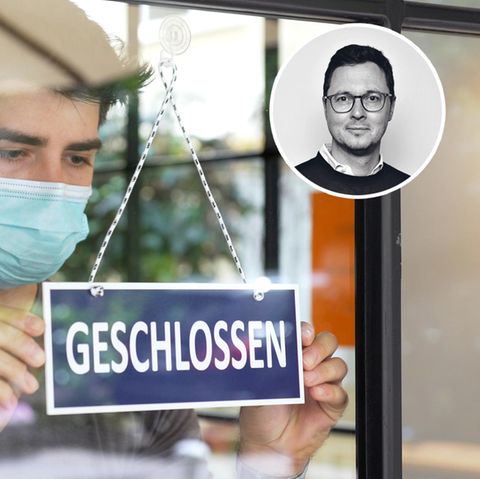 Geschlossen-Schild an Tür