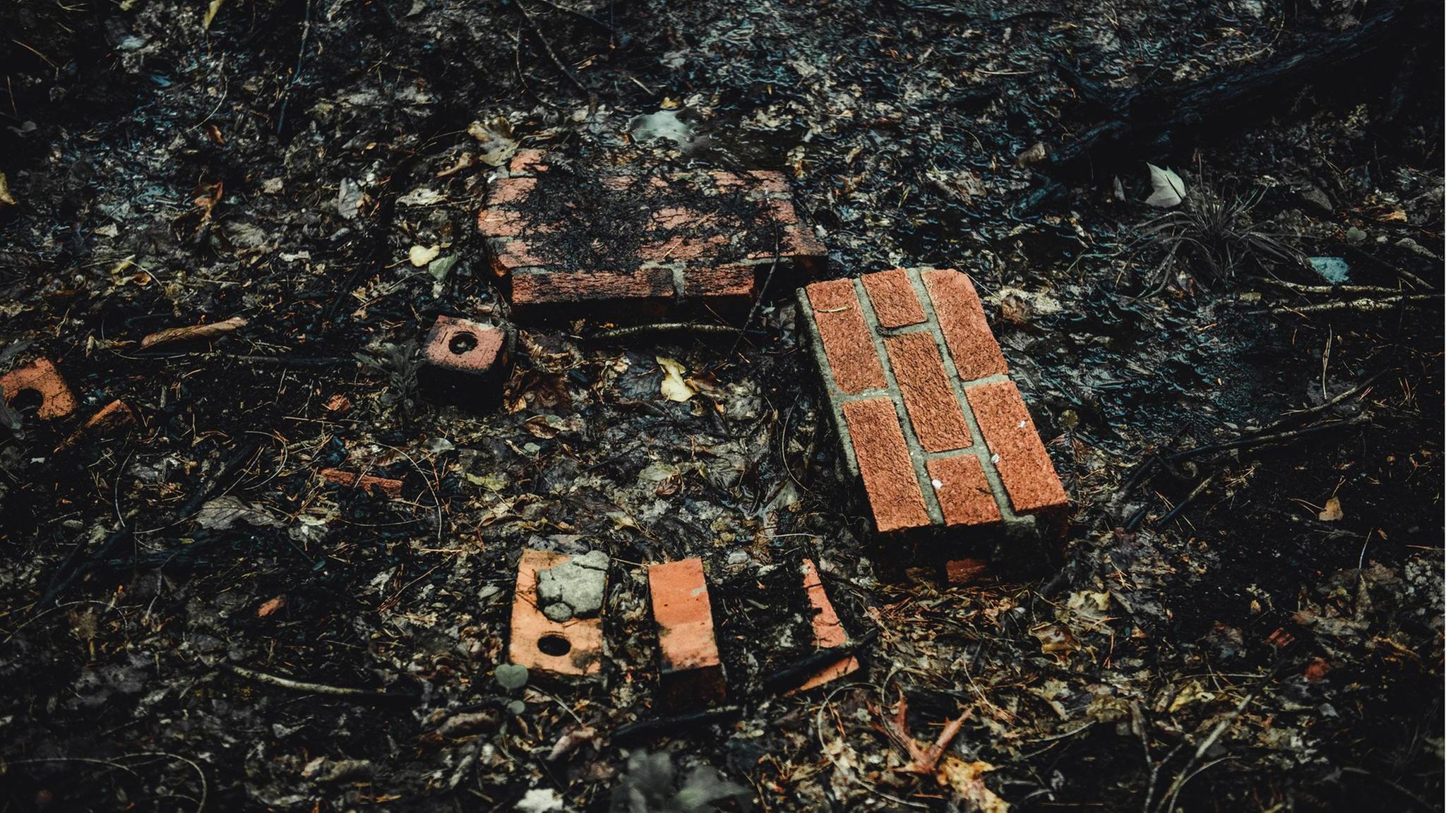Mauerreste des Corpsewood-Gebäudes Mauerreste des Corpsewood-Gebäudes