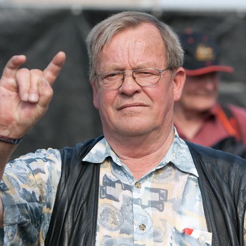 Bauer Uwe Trede, der jahrelang sein Gelände für das Wacken Open Air Festival vermiete, im August 2009.