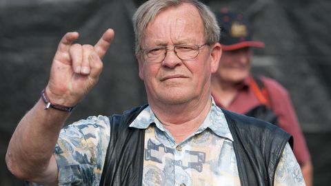 Bauer Uwe Trede, der jahrelang sein Gelände für das Wacken Open Air Festival vermiete, im August 2009.