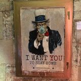 Früher rief Uncle Sam die Menschen mit diesem Motiv zum Wehrdienst auf. Heute haben es die Menschen einfacher: Sie müssen nicht in den Krieg ziehen - sondern einfach nur zuhause bleiben. So sieht es zumindest der Street Art-Künstler TV Boy.