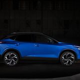 Eine Falzlinie reicht beim neuen Nissan Qashqai über die gesamte Karosserielänge