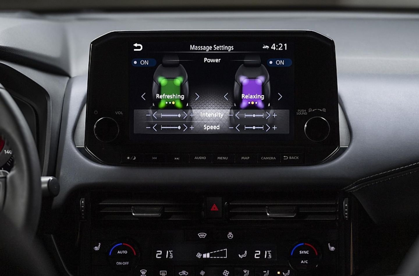 Das zentrale Display ist beim Nissan Qashqai hoch auf das Armaturenbrett gerutscht