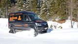 MAN TGE 4x4 mit Raupenantrieb