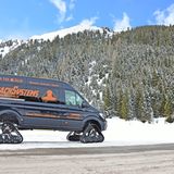 MAN TGE 4x4 mit Raupenantrieb