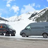 MAN TGE 4x4 mit Raupenantrieb