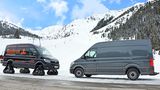 MAN TGE 4x4 mit Raupenantrieb